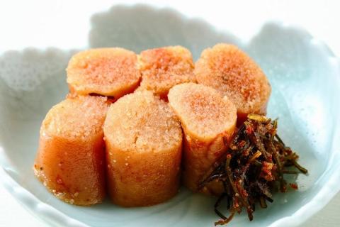 【博多 老舗料理屋仕立て】はかた遊膳　昆布漬け辛子明太子　550ｇ（7～8本）