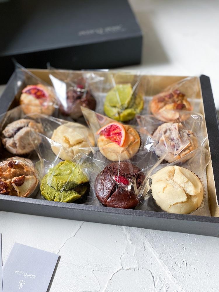 福岡市の菓子工房で製造「グルテンフリー＆ヴィーガンの季節のマフィン詰合せ」