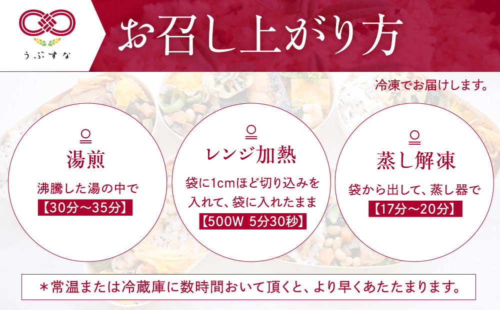 【冷凍】お弁当5食セット　無添加　無農薬米　有機・特別栽培野菜　九州　福岡　国産食材