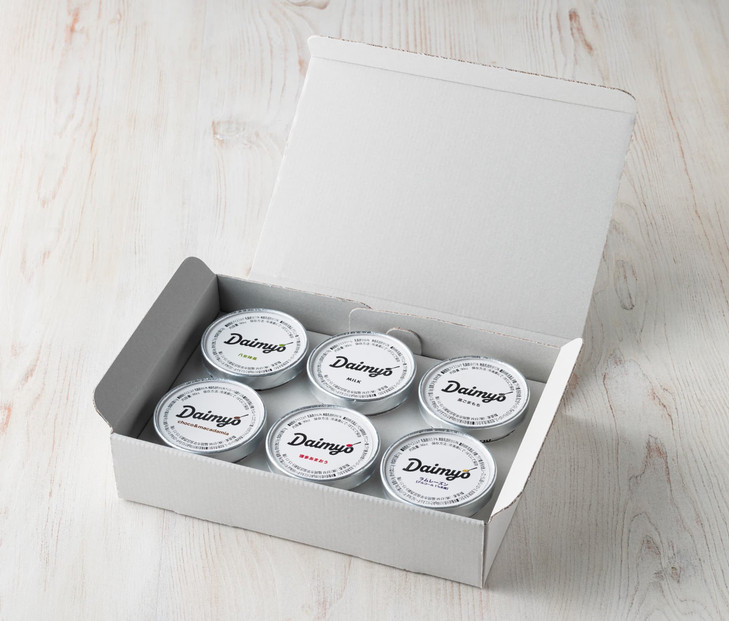 【定期便全３回】DAIMYO SOFTCREAMが作ったDAIMYO ICE CREAM　ミルク6個×3回のセット