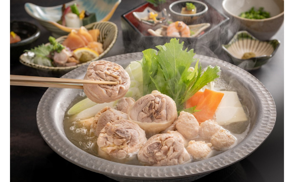 【博多華味鳥　祇園店】 ペア（2名様）ディナープラン　（特選）華味鳥水たきコース