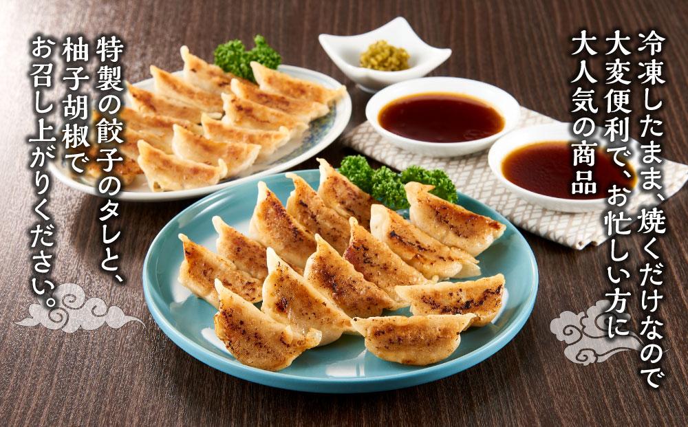 【博多のおみやげ　中華工房 点心点】博多豚骨ラーメン、焼餃子セット（点心点 餃子のタレ・柚子胡椒付き）