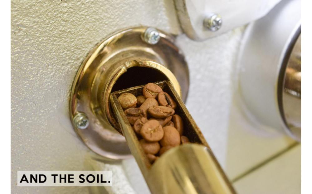 【福岡高砂】AND THE SOIL.ディカフェオーガニックコーヒー豆MEX　中煎り300g