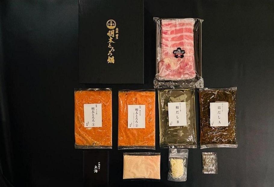 【定期便全6回】元祖　博多明太とろろ鍋セット（4〜5人前）