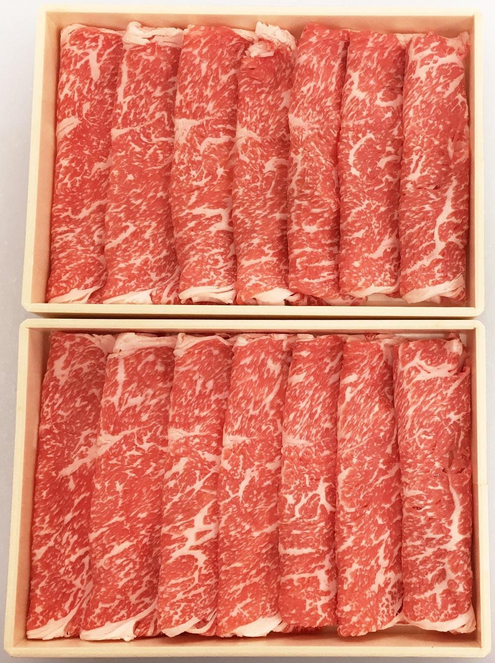 【博多大丸おすすめ品】博多和牛　ロースすきしゃぶ用400g × 2(計800g)