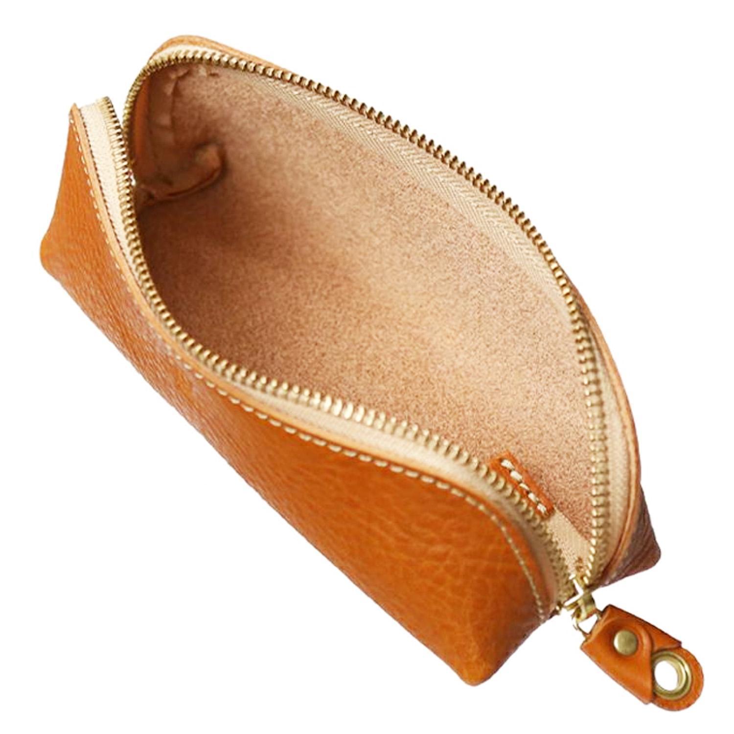 三角ペンケース＜レッド＞【福岡市内製造】