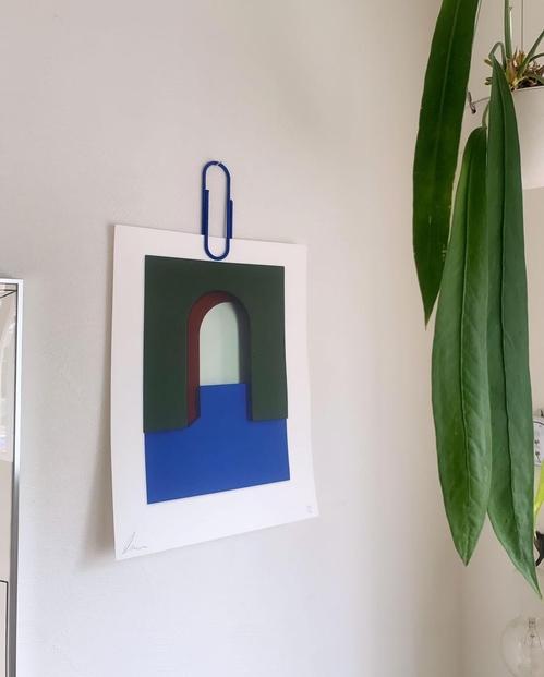 【赤】ONI!!CLIP  大中小3本セット（MADE IN FUKUOKA）