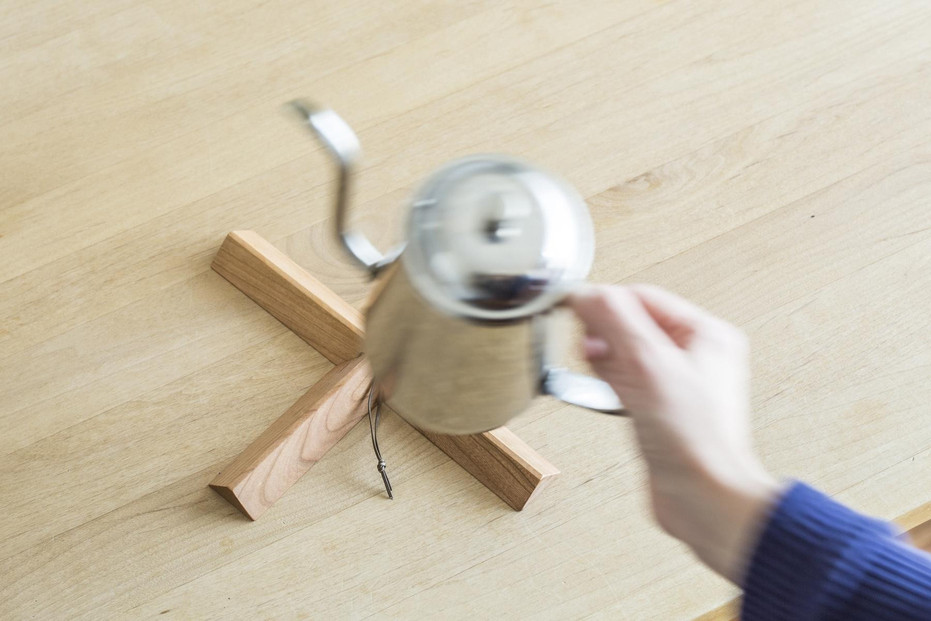 【福岡市】なべしきハウス（折りたためる木製鍋敷き）×１個