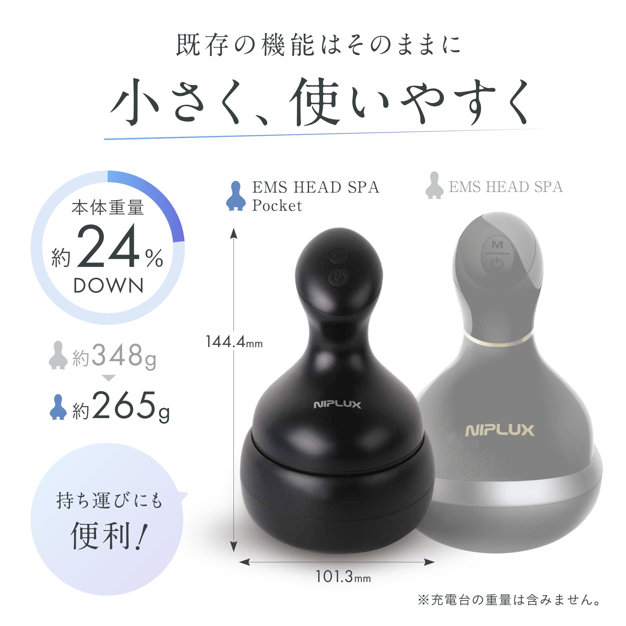 【福岡市】NIPLUX ヘッドケア EMS HEAD SPA Pocket