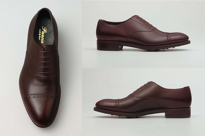 革靴 パンチドキャップトゥオックスフォード（ハンドソーンウェルテッド製法／博多製造）サイズ：26ｃｍ