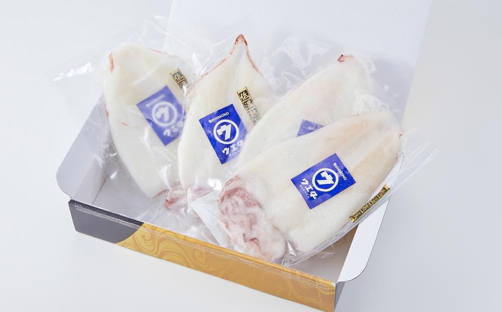 博多製造　九州産無添加やりいか一夜干し（大サイズ・160ｇ×4）