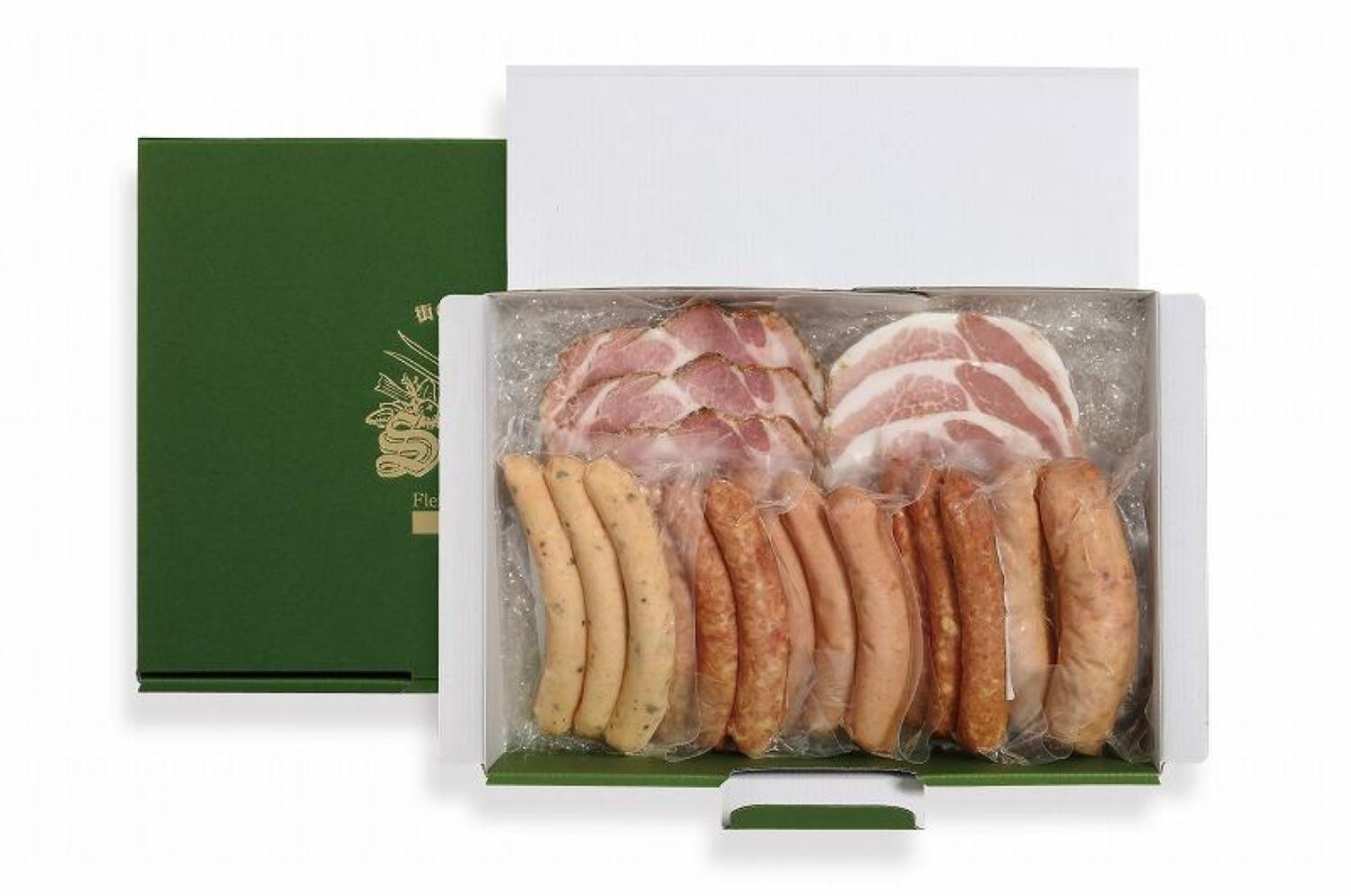 全3回定期便(隔月)【福岡市内のドイツハム・ソーセージ専門店】シュテファン　ドイツハム・ソーセージセットA