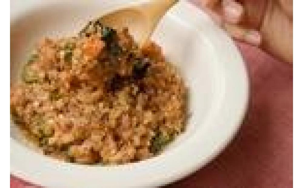 ＜2026年1月下旬以降発送＞素材にこだわった冷凍玄米リゾット3種×4(12個)　簡単湯煎またはチンするだけ【福岡市】