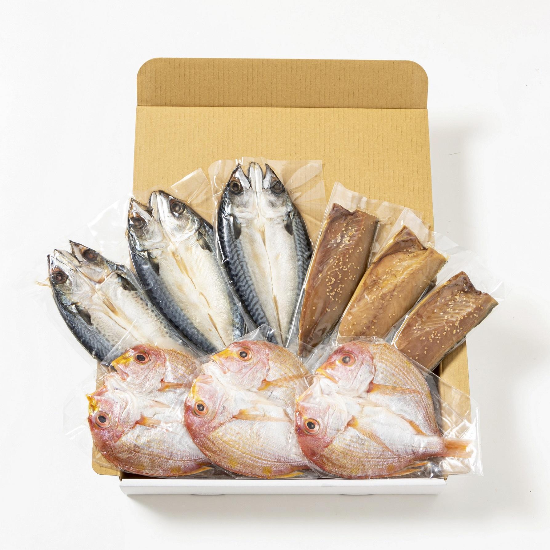 【博多大丸おすすめ品】「ウエダ」海鮮干物3種9枚セット