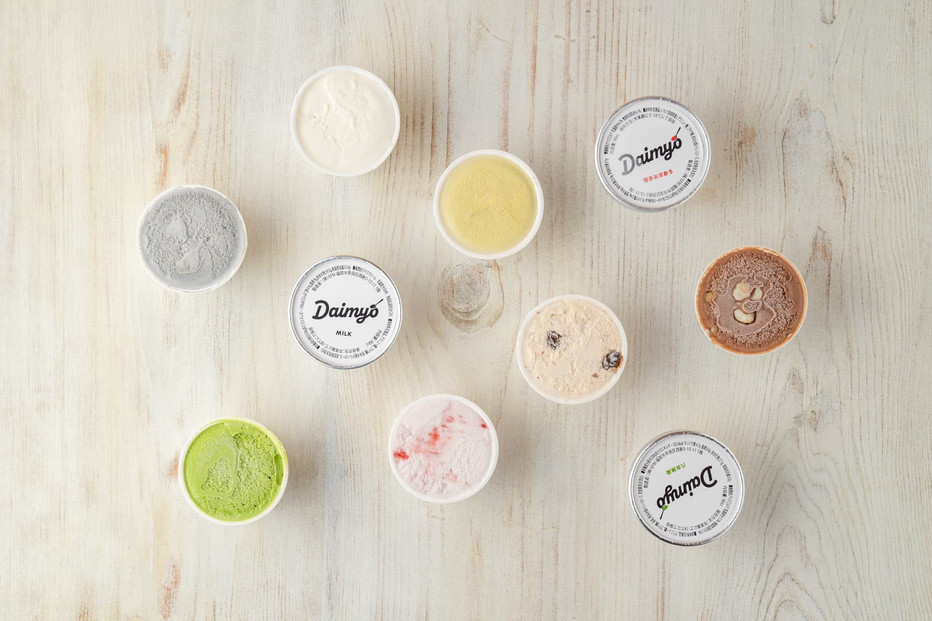 DAIMYO SOFTCREAMが作ったDAIMYO ICE CREAM　福岡12個(3種各4個)セット