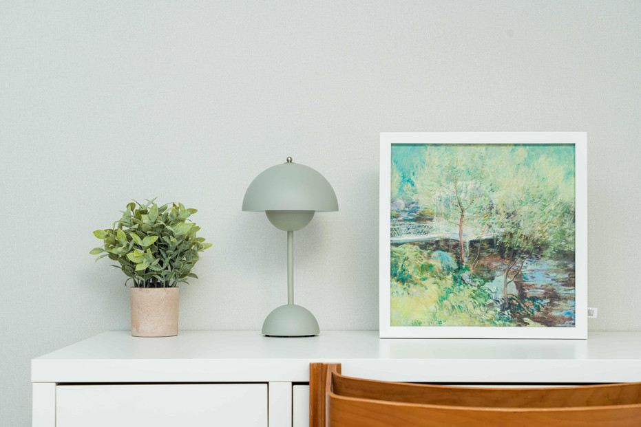 【福岡市】インテリア × 防災 「sonae 備絵」  ＿　 白い橋　(The White Bridge)／ジョン・ヘンリー・トワクトマン  