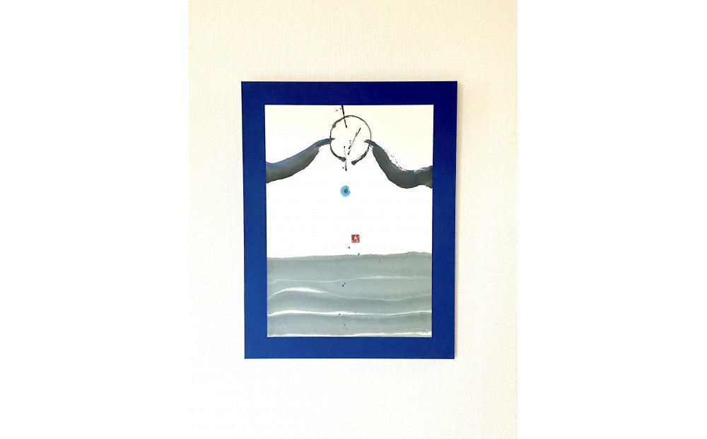 福岡市書道家によるフルオーダー原画作品・パネル装／世界に一つだけの完全オーダー墨象作品