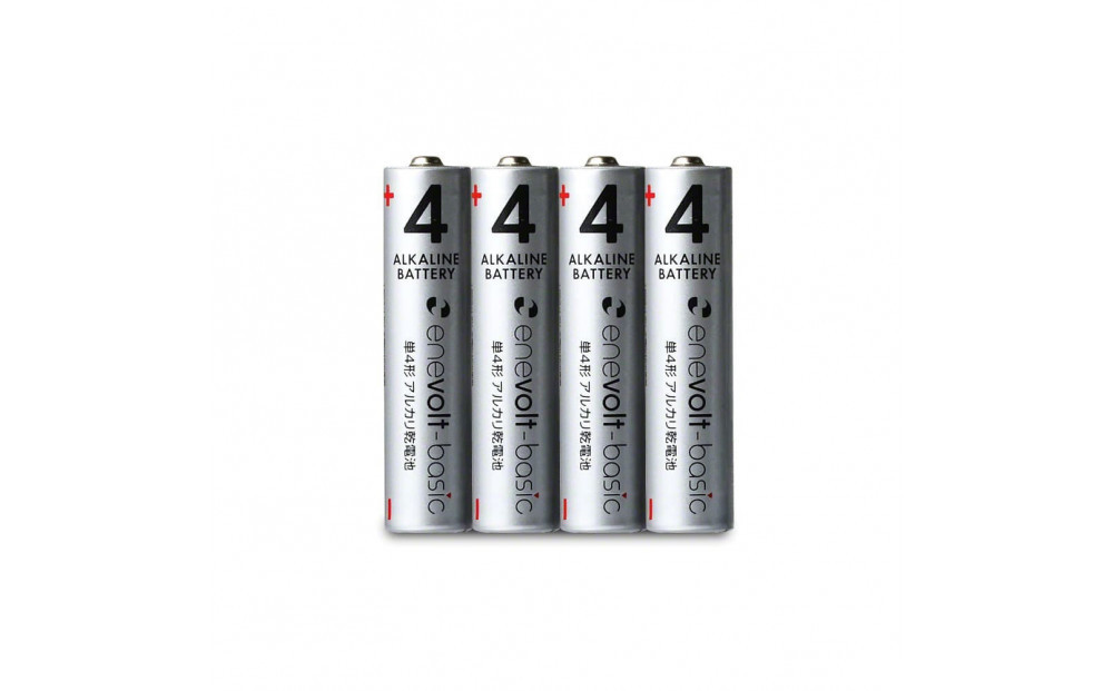 【enevolt】 エネボルト Basic アルカリ乾電池 単4形 24本セット 【2年間保証】