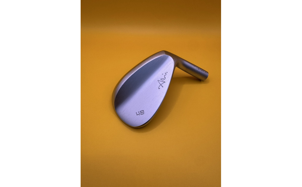 【福岡市】女性クラフトマンの阿比留俊子　設計・デザイン　Abi Wedge ホワイトクロムメッキ48°　N.S.PRO MODUS3 WEDGE 105