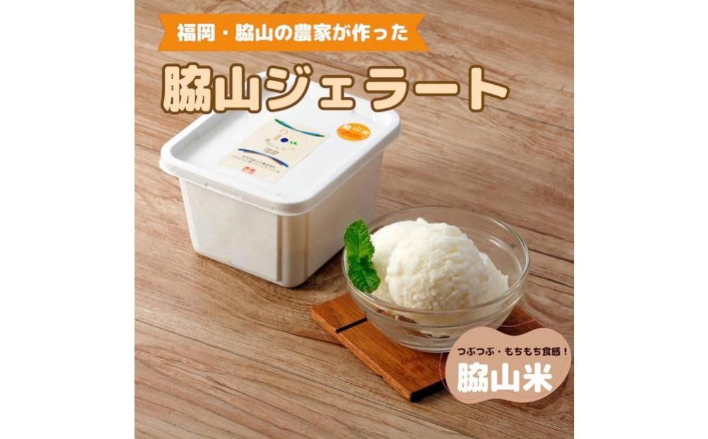 脇山ジェラート（脇山米）500ml 福岡市内製造
