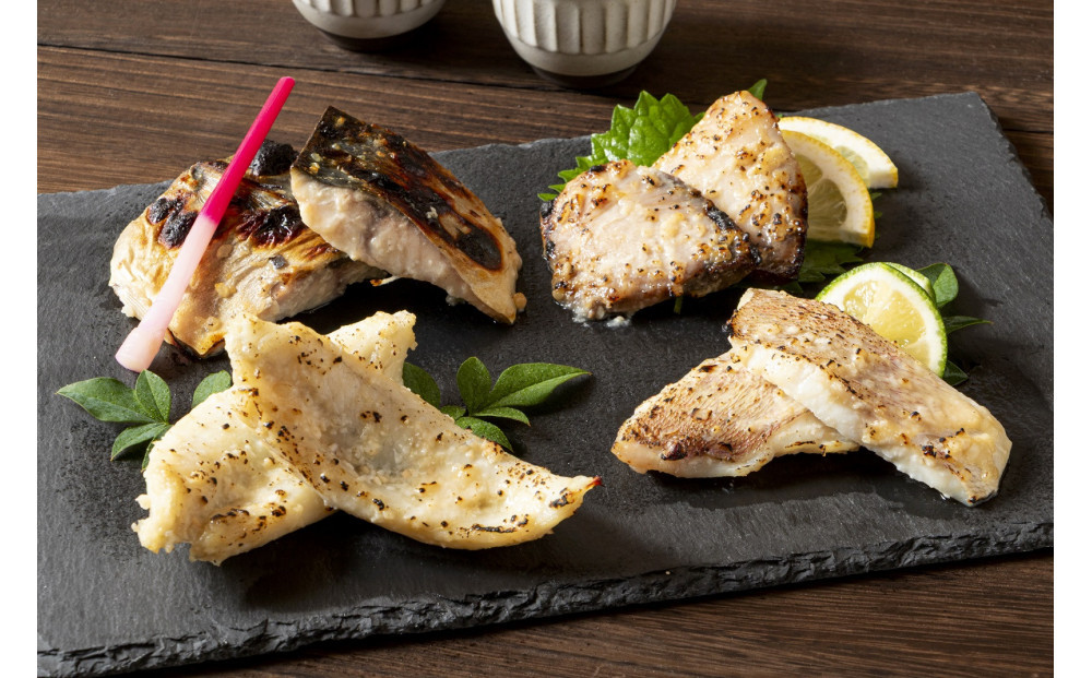 博多製造　天然鮮魚の味噌漬け詰合わせ 8個入り（ふぐ・さば・真鯛・ぶり 各2個ずつ）