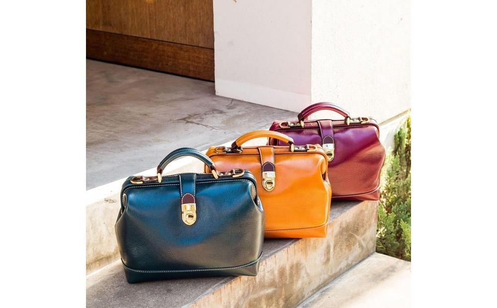 福岡市　Foglia 牛革3WAYドクターバッグ【カラー：ネイビー】