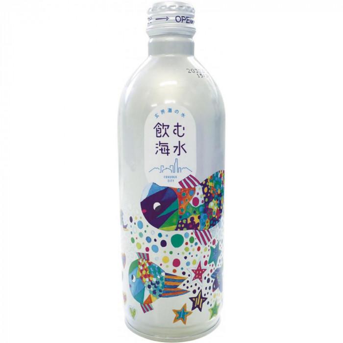 玄界灘の水「飲む海水」１箱　(アルミボトル缶490ml×24本入り　10年保存水)