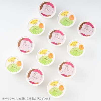 福岡県産 農家が作る本格ジェラート　　12種類おまかせセレクション【配送不可地域：離島】