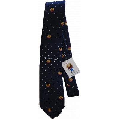 ジャー坊ネクタイ(青ドット)