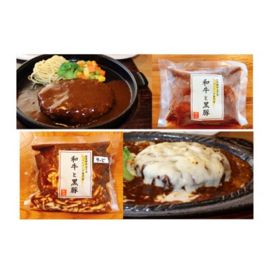 チーズハンバーグ＆デミグラスハンバーグ各3個セット【配送不可地域：離島】