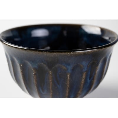 ルリ海鼠釉鎬小丼セット