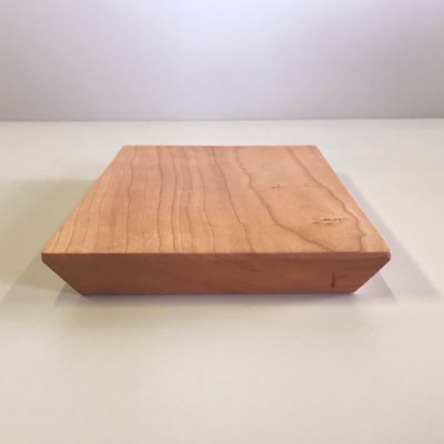 ブラックチェリー材　一枚板のカッティングボード・まな板 40cm(大牟田市)