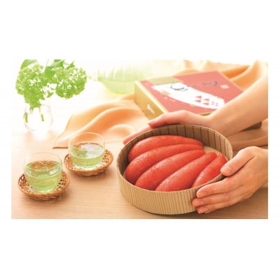 かねふく【無着色】樽入り辛子明太子 450g(大牟田市)【配送不可地域：離島】