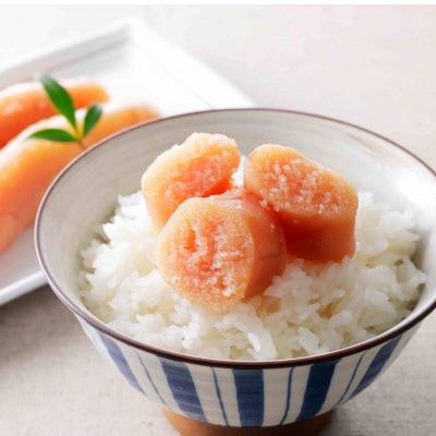 稲石 無着色辛子明太子 ひとくちカット(300g)(大牟田市)【配送不可地域：離島】