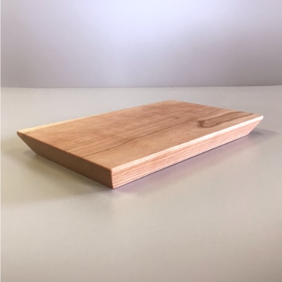 ブラックチェリー材　一枚板のカッティングボード・まな板 25cm(大牟田市)