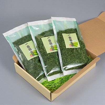 八女茶一番摘み茶 250g×3