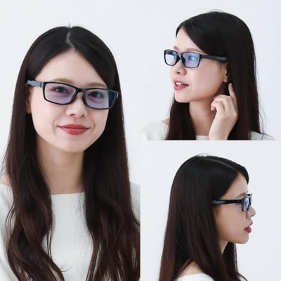 [ネオコントラスト]調光サングラス 柔軟樹脂フレーム・ブラック　型番:S1049K-PHN