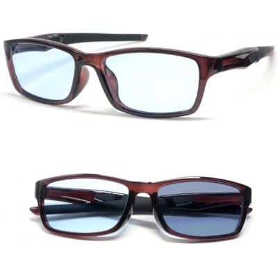 [ネオコントラスト]調光サングラス 柔軟樹脂フレーム・ブラウン　型番:S1049B-PHN