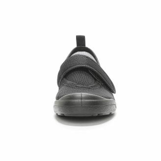 MS大人の上履き02 ブラック_大人の上履き 靴 室内 シューズ 履きやすい 入院 軽い運動 リハビリ デイサービス 室内作業 軽量 簡単 洗える 施設 室内履き Ag+ 抗菌 防臭 ムーンスター 大人用 福岡県 久留米市 送料無料_Ls012