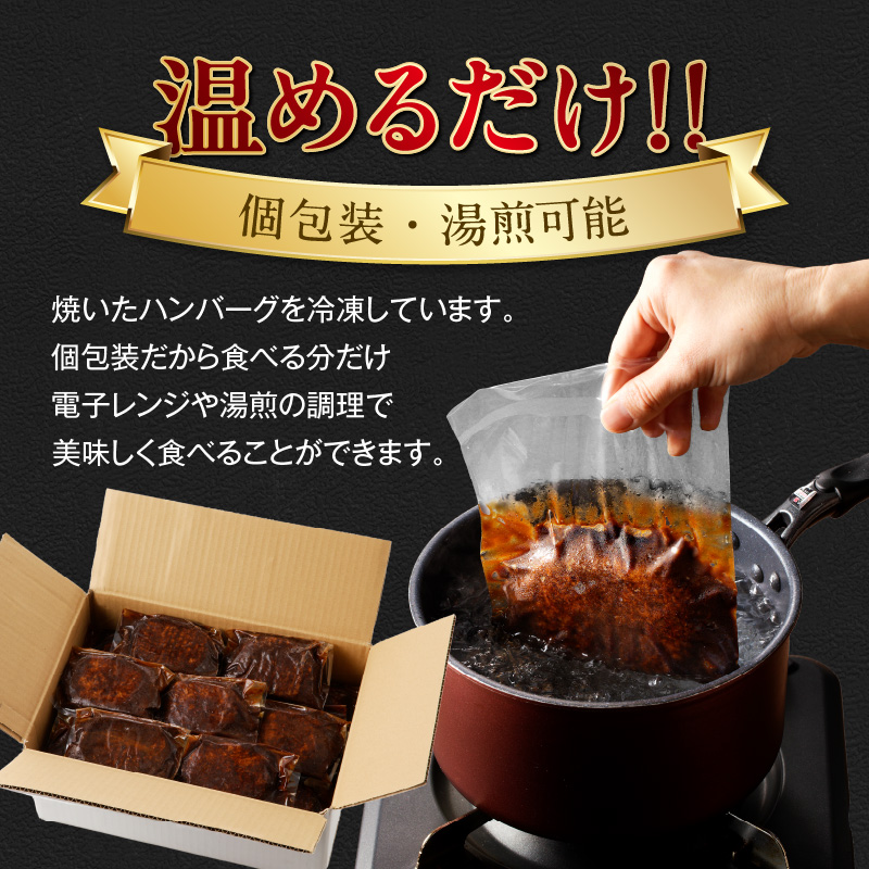 極 漆黒デミハンバーグ12個_極 漆黒 デミハンバーグ 12個 熟成ソース付 真空パック 湯煎可 個別真空 個包装 ハンバーグ セット デミグラス 美味しい 肉 ハンバーガー ロコモコ丼 料理 アレンジ 夕食 惣菜 おかず 便利 冷凍 福岡県 久留米市 お取り寄せ お取り寄せグルメ 送料無料_Ax111