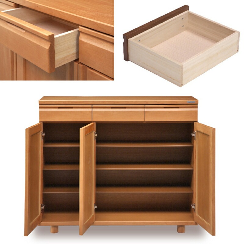 【組立不要】大川家具 シューズボックス［やぐら］ロータイプ 幅120cm（ウォールナット材） _ 大川家具 シューズボックス やぐら 幅 120cm ウォールナット材 ロータイプ 国産 靴箱 組立不要 可動棚 有効活用 収納力 機能性 耐久性 玄関収納 整理整頓 シンプル デザイン 和風 洋風 インテリア 収納 日本製 お取り寄せ 福岡県 久留米市 送料無料 _Qd150