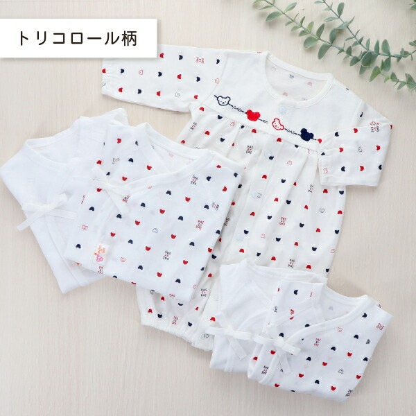 低出生体重児用ウェアセット _ 低出生体重児 ウェア セット 小さいサイズ 赤ちゃんの城 ベビー用品 ベビー服 赤ちゃん 新生児 子供 出産祝い 贈り物 ツーウェイオール 保湿性 春秋 スムース素材 短肌着 コンビ肌着 オールシーズン フライス素材 伸縮性 吸水性 久留米市 送料無料 _Sd025