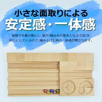 【ギフト対応OK！】小さな大工さん(コンパクト5)_PEFC認証 小さな大工さん コンパクト5 無塗装 無着色 積み木 ビー玉転がし セット 6種類 39ピース 3歳以上 収納箱つき ブナ材 知育 玩具 子ども用 プレゼント ギフト 贈り物 おもちゃ 遊び キッズ 木製 制作 くねくね 福岡県 久留米市 お取り寄せ 送料無料_Sx208