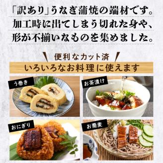 うなぎ蒲焼き切り落とし 徳用500g_うなぎ 蒲焼き 切り落とし250g × 2 計 500g 訳あり 端材 不揃い カット済み 便利 冷凍 切り身 う巻き お茶漬け おにぎり お蕎麦 魚介類 食品 惣菜 お取り寄せ 福岡県 久留米市 送料無料_Cu033