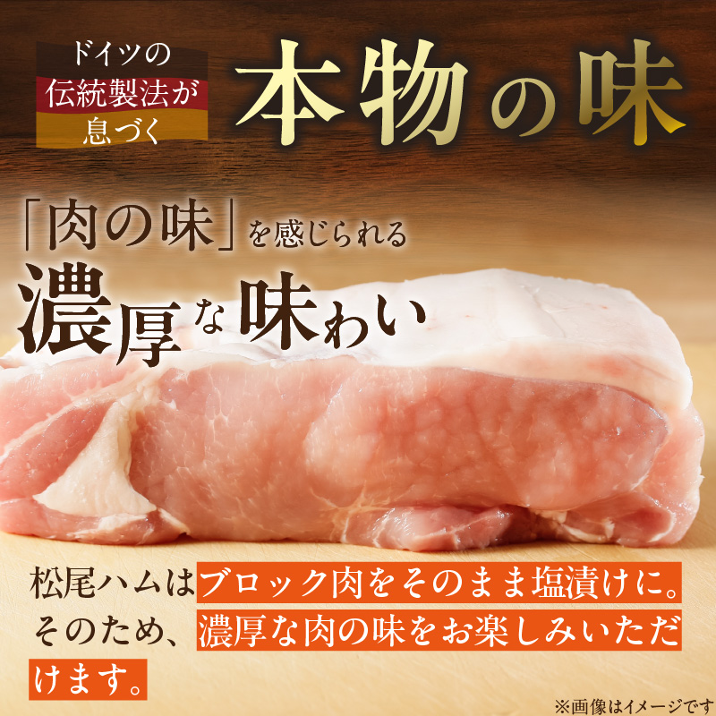 松尾ハムセットC（ロースハム・ベーコン・焼豚　計13パック）_大正4年創業 傳承手拵ハム 松尾ハム セット C 1.3kg ロースハム ベーコン 焼豚 詰め合わせ グルメ ハム 加工品 豚肉 小分け 簡単調理 おつまみ ご飯のお供 お弁当 お取り寄せ お取り寄せグルメ 福岡県 久留米市 送料無料_Ax214