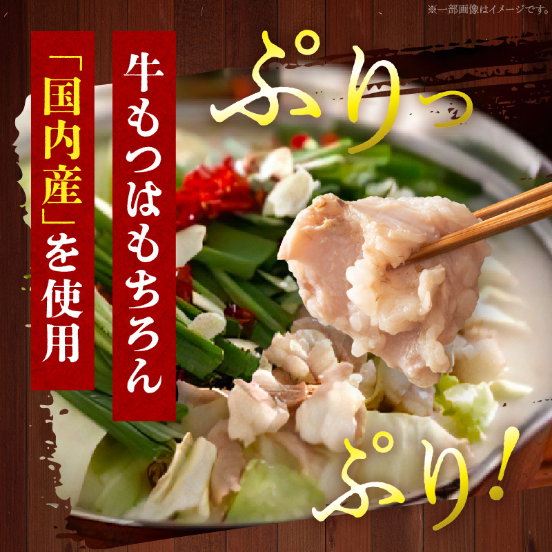 博多 醤油もつ鍋（約3～4人前）セット_博多 醤油 もつ鍋 約 3 〜 4人前 セット 醤油味 名物 牛もつ 牛ホルモン 国産 ガーリック 唐辛子 しめ ちゃんぽん 冷凍 手土産 鍋セット グルメ ソウルフード お取り寄せ お取り寄せグルメ 福岡県 久留米市 送料無料_Cn127