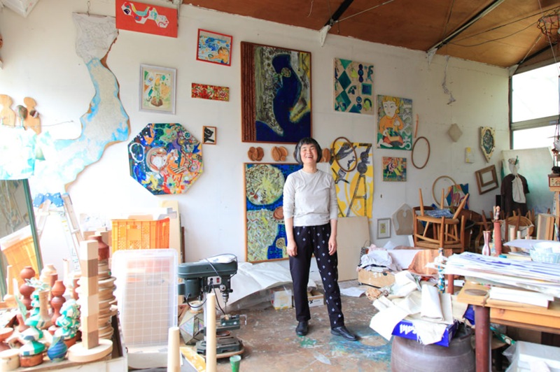 MONPE 古典縞 滝縞＜Mサイズ＞_うなぎの寝床 もんぺ 久留米絣 選べる サイズ 滝縞 M 着心地よい 体 馴染む 腰回り ゆったり 普段履き おすすめ 農作業着 吸水性 乾き 早い 腰紐 裾ゴム付き 調整可能 福岡県 久留米市 送料無料_Jj048-2 M