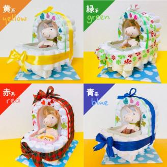 ぶたちゃんベビーカー_おむつケーキ 出産祝い お祝い 赤ちゃん プレゼント ぶたちゃん ベビーカー ぬいぐるみ セット おむつ パンパース ハンカチタオル 男の子 女の子 贈り物 ギフト ベビーギフト 人気 かわいい 実用的 贈答品 福岡県 久留米市 お取り寄せ 送料無料_Sb010