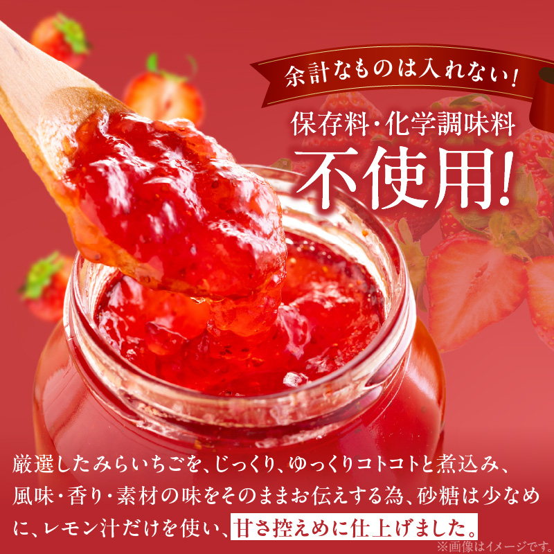 久留米産オリジナルいちご　未来苺（みらいちご）ジャムセット_久留米産 未来苺 みらいちご ジャム 180g × 3個 セット あまおう いちご 甘い オリジナル 上質 果物 フルーツ 朝食 ヨーグルト パン トースト 瓶 国産 南国フルーツ株式会社 お取り寄せ グルメ 福岡県 久留米市 送料無料_Ca007