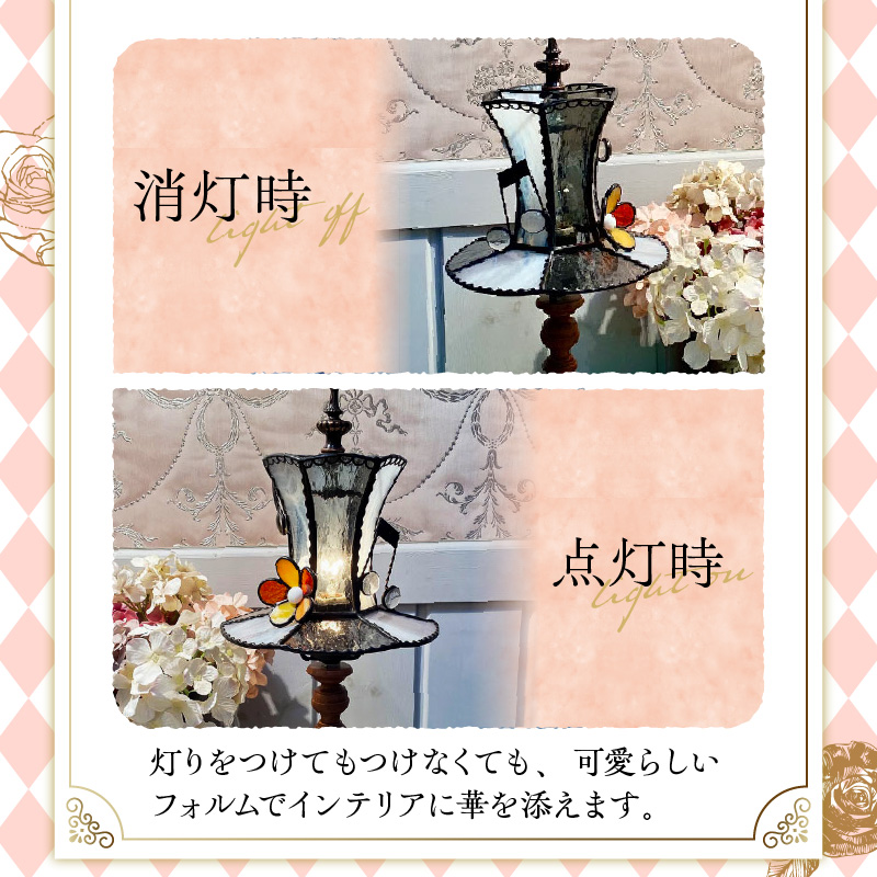 音楽を奏でる♪ ステンドグラス テーブルランプ 『Musica / ムジカ』